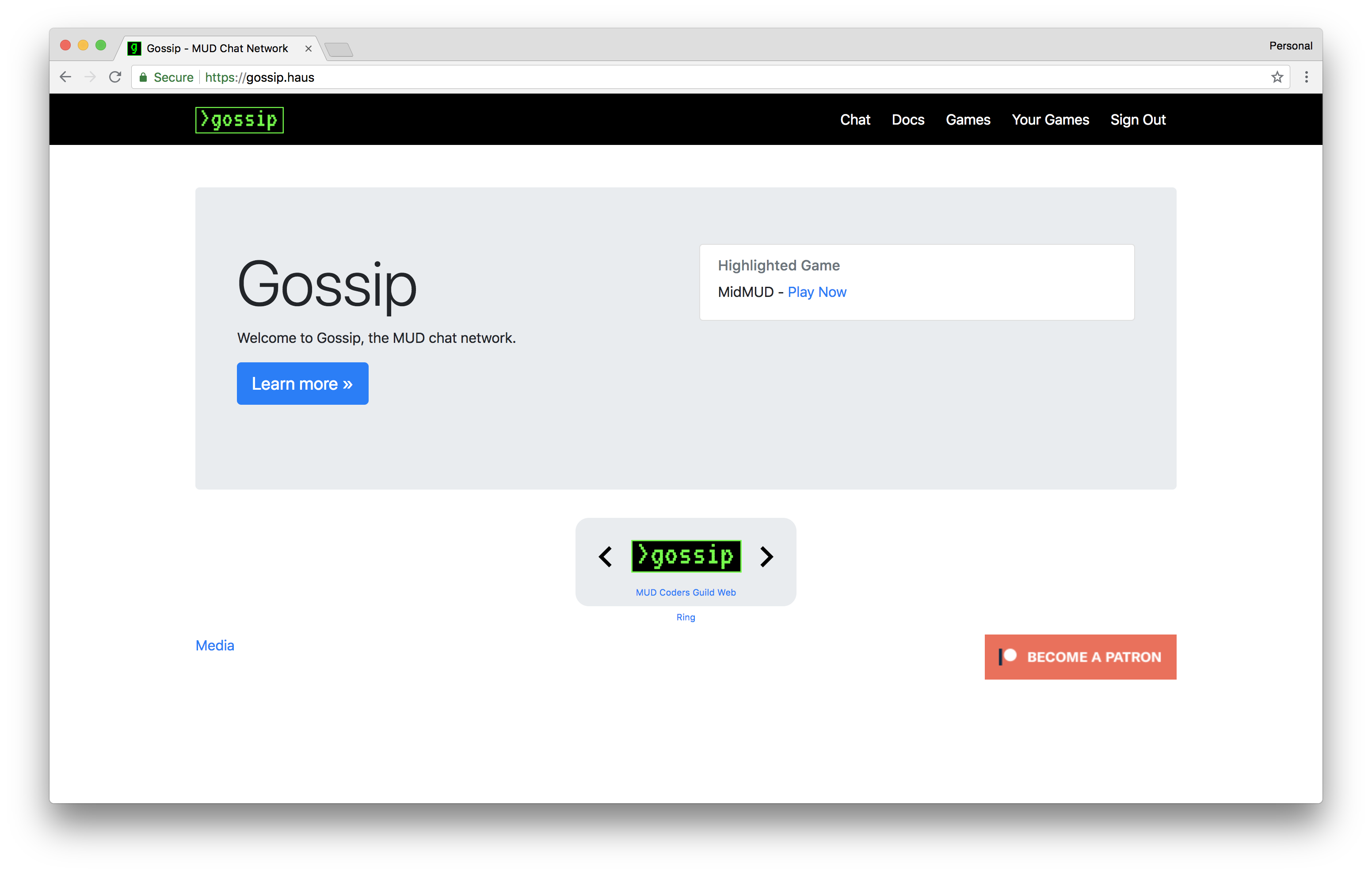 Gossip Homepage