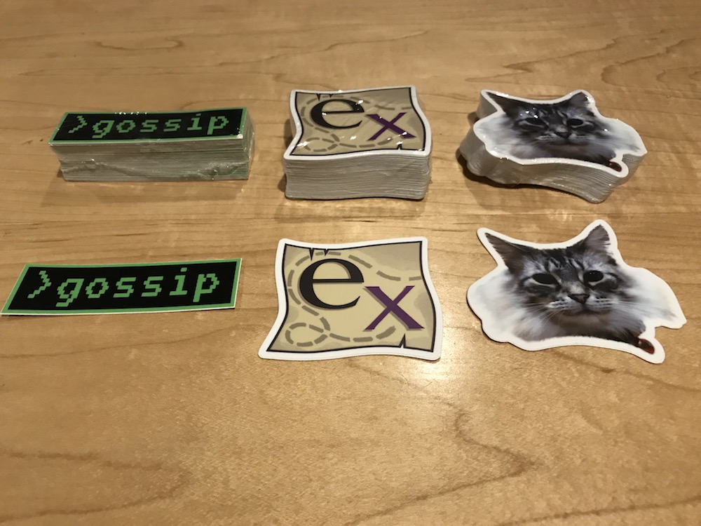 ExVenture and Gossip Stickers